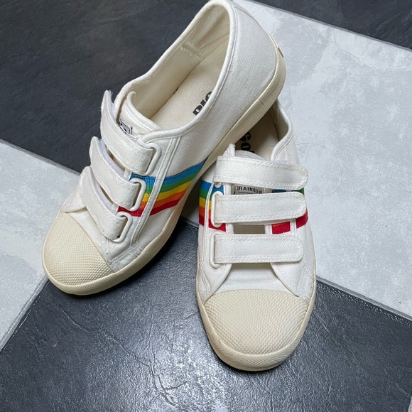 Gola White Sneakers with Rainbow - Picture 4 of 4